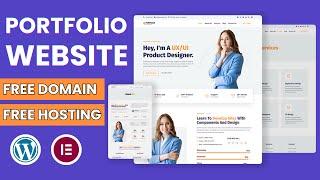 How to Make a Portfolio Website in WordPress using Elementor with FREE Domain and Hosting