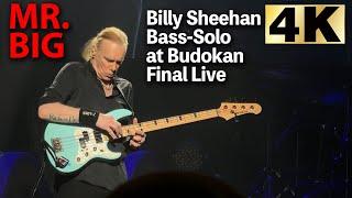 【4K】MR.BIG FINAL Billy Sheehan Amazing Bass Solo 2/25 2025 武道館