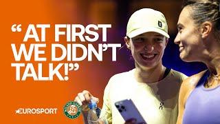 French Open 2025 Press Conference: Aryna Sabalenka discusses her relationship with Iga Swiatek 