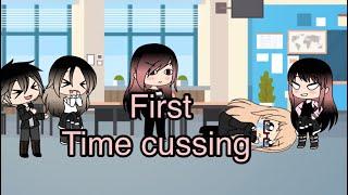First time cussing || Gacha life || skit #gacha #gachausa #gachaclub