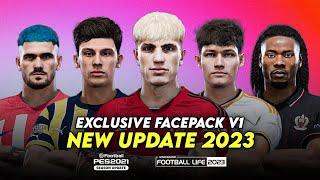 EXCLUSIVE FACEPACK 2023 | SIDER CPK | SMOKE PATCH FOOTBALL LIFE 2023 & PES 2021