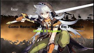 COMO RODAR GENSHIN IMPACT EM PC FRACO!!!!