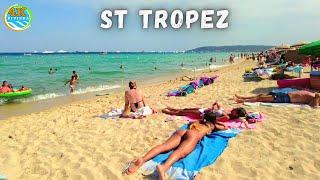 Beach Walk Saint Tropez 4K  Pampelonne Beach 24th August 2021