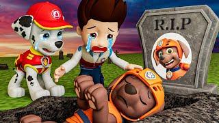 Paw Patrol Ultimate Rescue || ZUMA Please Don't Leave Us , Wake Up - Very Sad Story | Rainbow 3