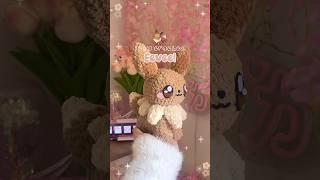 Let’s crochet Eevee!#pokémon #eevee #eeveelution #crochetpattern  #amigurumi #kawaiicrochet #plush