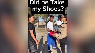 FULL VIDEO This 13yr Old is going to be an NBA Prospect! *HE TOOK MY SHOES*