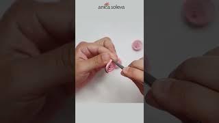 DIY Easy Quilling Pink Flower  | Paper Crafts | #shorts