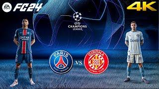 FC 24 - PSG vs. Girona | UEFA Champions League 24/25 League Stage | 4K