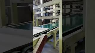 In the Multi-opening press production line, the PVC forming belt is the optimum selection  #belt