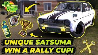 UNIQUE TURBO SATSUMA! HOW TO WIN A RALLY?! | My Summer Car #62