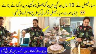 Saba Faisal Making Delicious Food For Her Pregnant Daughter In Law Nisha