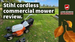 Stihl RMA 765V commercial cordless mower review. Is it up to the job?