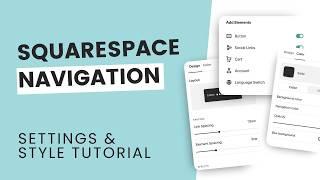 How to edit navigation bar in squarespace / easy setup & design tutorial for your Squarespace menu