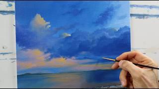 The FASTEST Way to Create a Breathtaking Sunset Painting