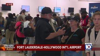 Severe weather causes multiple delays at FLL