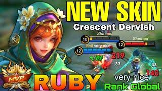 Crescent Dervish Ruby New GOLDEN MONTH Skin - Top Global Ruby by very nice - Mobile Legends