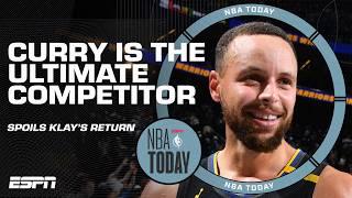 ULTIMATE COMPETITOR! CINEMA!  Hyping up Steph Curry after spoiling Klay's return | NBA Today