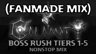 Terraria: Calamity Mod | Boss Rush Tiers 1-5 (Nonstop TheTrester Mix)