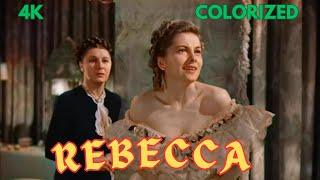 Rebecca | 4k | colorized |  Alfred Hitchcock | Joan Fontaine | full movie | classic | thriller