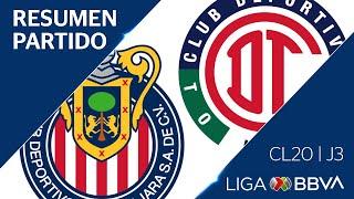 Resumen y Goles | Guadalajara vs Toluca | Jornada 3 - CL 2020 | Liga BBVA MX