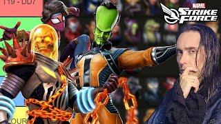 Ultimate MARVEL Strike Force Tier List - EVERY CHARACTER RANKED - MSF - April 2024