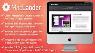 MacLander - Premium HTML App Site Template | Themeforest Website Templates and Themes