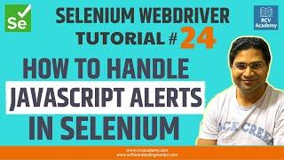 Selenium WebDriver Tutorial #24 - How to Handle Alert Popup in Selenium