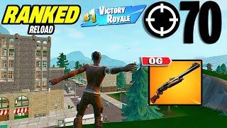 70 Elimination Solo Vs Squads "Ranked RELOAD" Gameplay Wins (Fortnite PS4 Controller On PC)