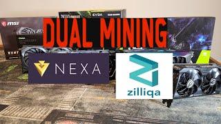 How to DUAL MINE NEXA and ZIL on Rigel Miner V1.3.6 with overclock settings