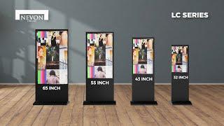 NEVON Digital Totem Digital Standee for Retail Lobby Events Colleges & Airports