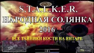 Все тайники Кости на Янтаре - S.T.A.L.K.E.R. Народная Солянка 2016