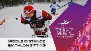 Men's 12.5km and women's 10km biathlon middle distance sitting  | Sochi 2014 Paralympic Winter Games