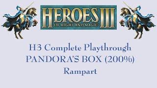 Heroes 3 Complete playthrough: Pandora's Box (200%, Rampart), part 2 (END)