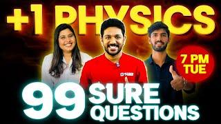 +1 Physics Christmas Exam | 99 Sure Questions | Exam Winner +1