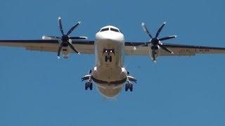 Air Alps SÜDTIROL - Dornier 328-110 [OE-LKB] bumpy landing at Rome Fiumicino 16L / HD