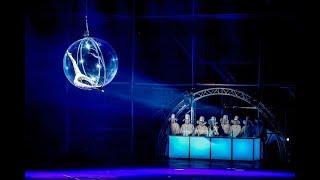 Stunning aerial transparent sphere show