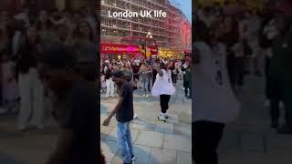 UK London beautiful life. dancing and happiness