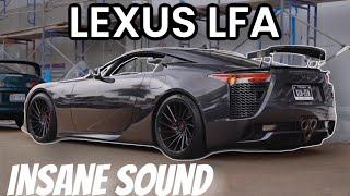 The Best Supercar To Ever Be Built! The LEXUS LFA! SHUTS DOWN CARSHOW