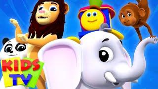 Going To The Zoo | Bob The Train | Video For Children | Kindergarten Nursery Rhymes For Babies