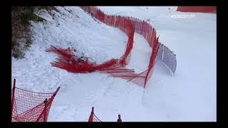 CRASH COMPILATION - Garmisch-Partenkirchen DH1 (2020/21 Alpine Skiing World Cup)