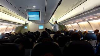 Orbest Orizonia (XL Airways) - Airbus 330.300 - Cabin announcement - XLF 036 - Paris to Punta Cana