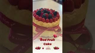 Red Fruit Charlotte Cake