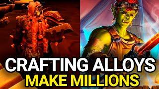 HIDDEN MARKET! Make Millions of Gold With Alloys - Blacksmithing Specialization Build Guide