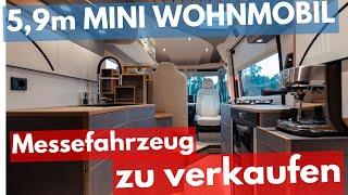 MESSE-MINI-WOHNMOBIL 5,9m 500kg Zuladung 4 Schlafplätze OHNE AUFSTELLDACH campervanspot.com