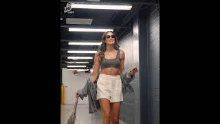 Bec Allen pre-game arrival outfit | Phoenix Mercury vs Dallas Wings WNBA #wnba #shorts #short