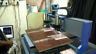 Dubble Spindle Pcb Drilling Cnc Machine