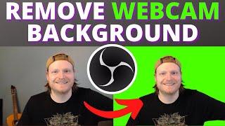 Remove OBS Webcam Background Without Green Screen - OBS Studio Tutorial