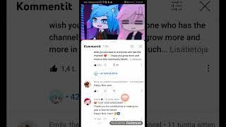 kittypop time reacted To my comment :0