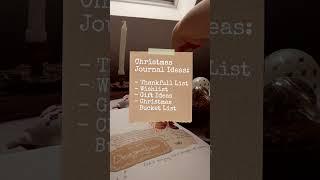 Some Christmas Journaling Ideas for #holidayswithyoutube #decemberjournal #cozycreativity