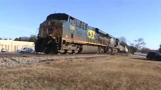 CSX F797 23 by the MP AKL 62 0 ES44s lead Ol Skool sound of jointed rail  12 23 18